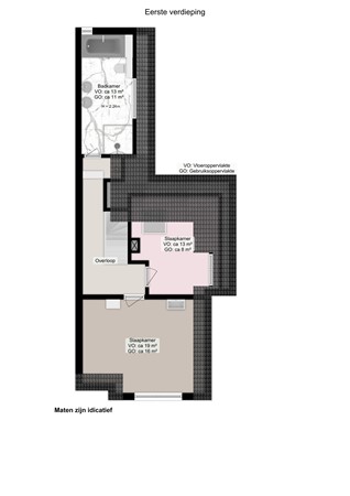 Floorplan - Halmstraat 16, 9745 BC Groningen